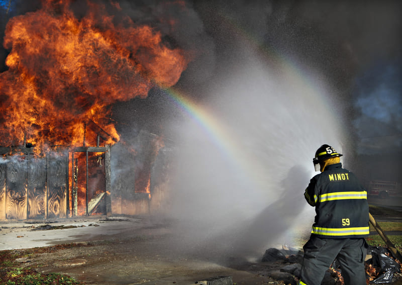 fire-fighting-training-blasting-water-to-kill-fire