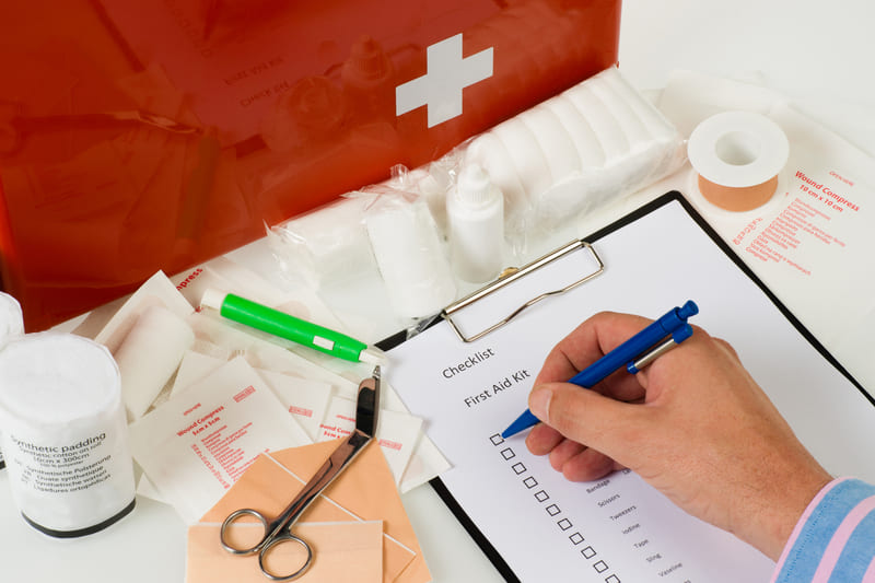 first aid course-annual-check-of-the-first-aid-kit