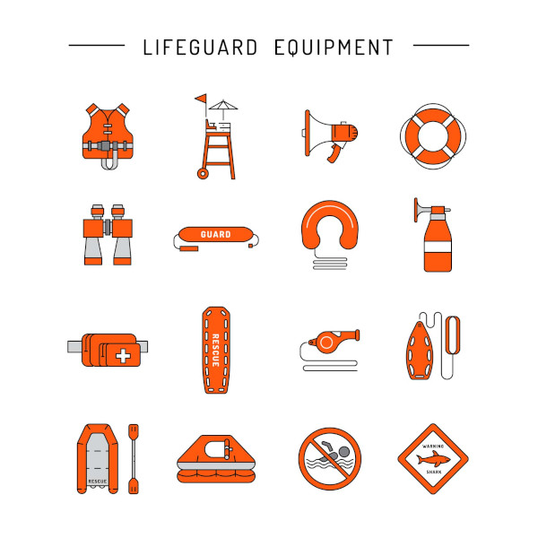 first-aid-course-lifeguard-flat-outline-icon-86575222