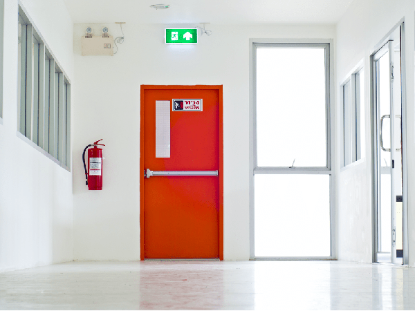 health-and-safety-training-fire-door-stock