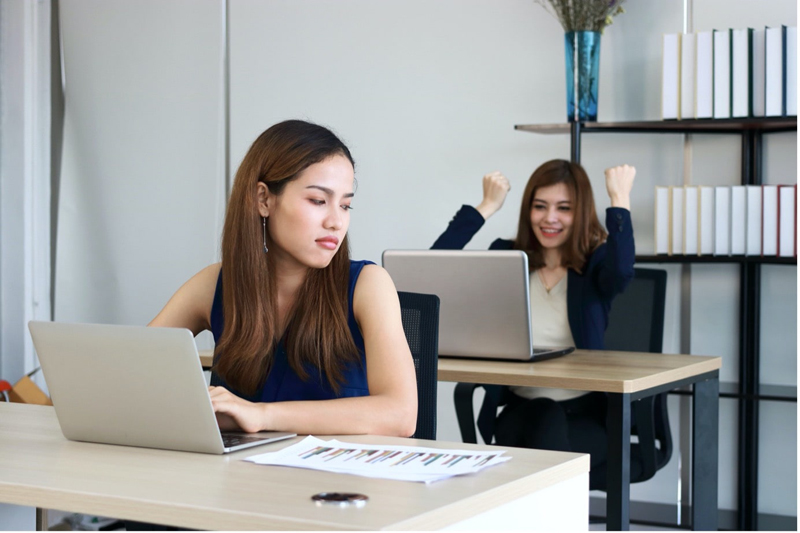 Health-and-safety-training-jealous-colleague