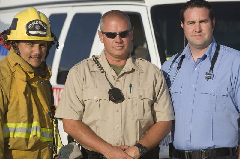 safety-officer-course-portrait-of-firefighter-traffic-cop-and-emt-doctor