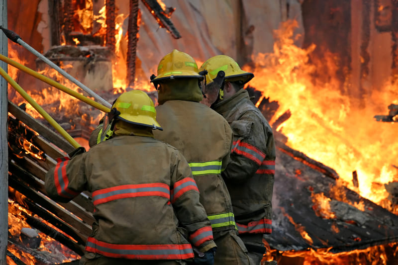 EMCARE - Fire Fighting Course - firefighters vs fire