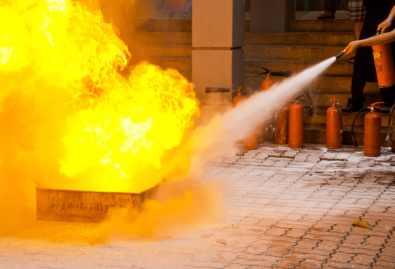 EMCARE - fire fighting training - fire extinguisher training